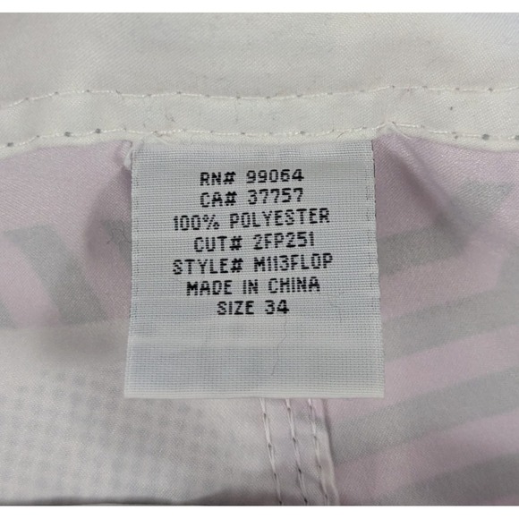 Billabong Board Shorts Size‎ 34 Pink White Floral Print With Comb In Pocket - Picture 6 of 9